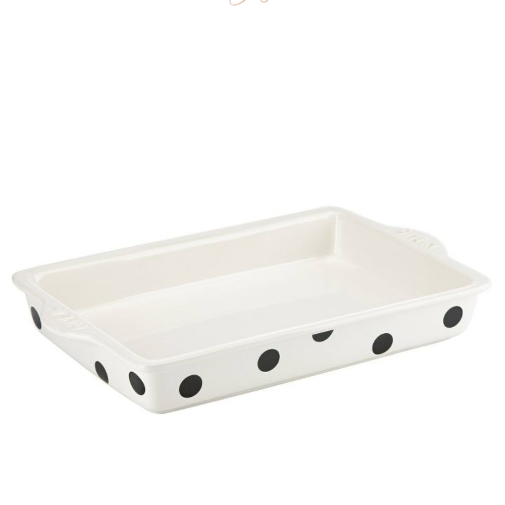 Kate Spade Deco Dot baking dish